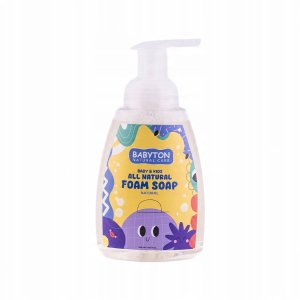 Babyton, Baby&Kids, Mydło w piance, Bezzapachowe, bezpieczny od narodzin, 350 ml 1