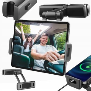 Uchwyt Mocowanie Samochodu Samochód Siedzenie Na Telefon Tablet Do 12,3"" / Cr1 9