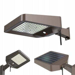 Alogy Niezależna lampa uliczna LED zasilana energią słoneczną ze sterowaniem APP, czujnikiem PIR i wysokim strumieniem świetlnym 2