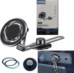 Uchwyt Magnetyczny Na Deskę Kokpit Samochód Telefon Smartfon Magsafe Iphone / T10 5