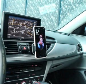 Uchwyt Mocowanie Samochodowe Do Samochodu Na Kratkę Nawiew Telefon Smartfon / T7 4