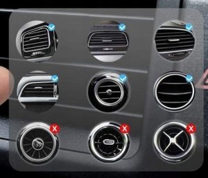 Uchwyt Mocowanie Samochodowe Do Samochodu Na Kratkę Nawiew Telefon Smartfon / T7 7