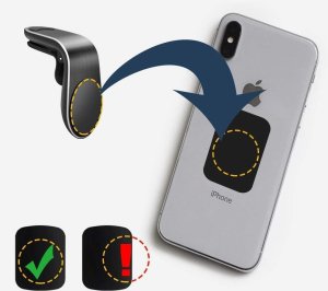Uchwyt Magnetyczny Do Samochodu Na Kratkę Telefon Smartfon Magsafe Iphone / T3 7