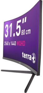 TERRA LCD/LED 3285W HA black CURVED USB-C/HDMI/DP 2