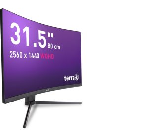 TERRA LCD/LED 3285W HA black CURVED USB-C/HDMI/DP 4