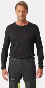 Koszulka Termoaktywna Helly Hansen Lifa Black 1
