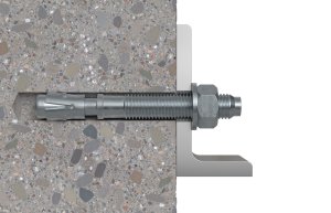 Fischer Fischer 40806, Expansion anchor, Concrete, M8, ETA-07/0211, 55 mm, 8 mm 3