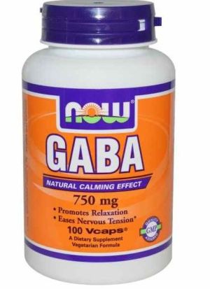 NOW Foods GABA 750mg 100 kapsułek 1