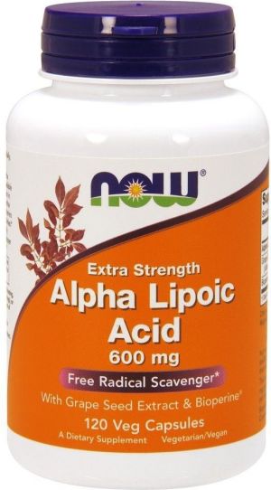 NOW Foods Alpha Lipoic Acid 600mg 120 kaps. 1