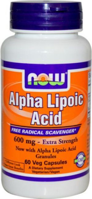 NOW Foods Alpha Lipoic Acid 600mg 60 kaps. 1