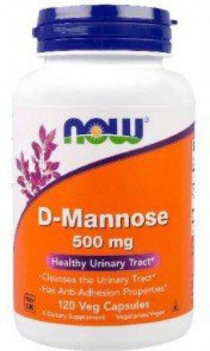NOW Foods D-Mannose 500mg 120 kaps. 1