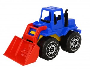 PLASTO Ładowacz czołowy 30 cm w pudełku, kolor niebiesko-czerwony PLA1655 1