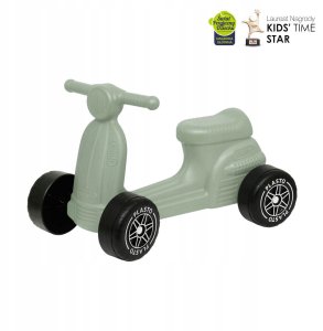PLASTO Hulajnoga czterokołowa z cichymi kółkami 60kg 18mc+ Soft Neutrals PLA1087 1