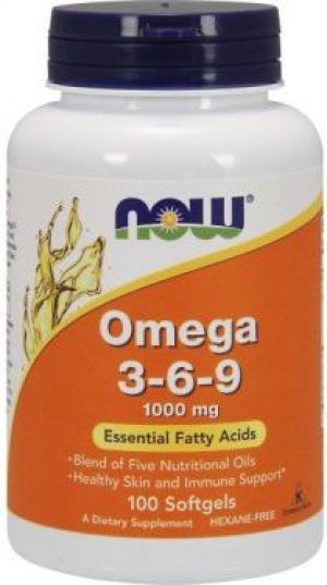 NOW Foods Omega 3-6-9 1000mg 100 kaps. 1