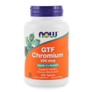 NOW Foods Tabletki GTF Chromium 250 tabl. 1