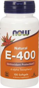 NOW Foods Vitamin E-400 100 kapsułek 1