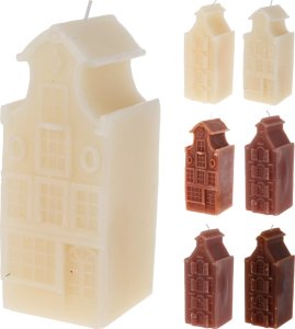 ŚWIECA DOM 16cm mix wzór DESIGN 1