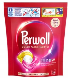 PERWOLL Kapsułki 3in1 19p kolor (worek)256,5g 1