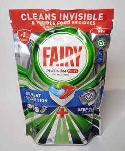 FAIRY Kapsułki PLATINUM PLUS 40szt do zmywarki Original 620g 1