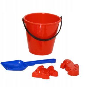 PLASTO Duża wywrotka 40cm z akcesoriami do piasku, 5 elementów PLA1512 3