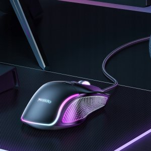 yesido KB20 Przewodowa Myszka Gamingowa 2.4GHz, BLACK / CZARNY 3