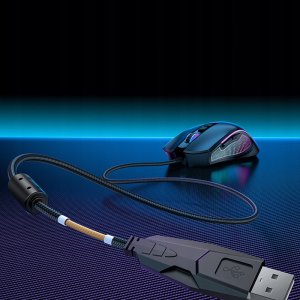 yesido KB20 Przewodowa Myszka Gamingowa 2.4GHz, BLACK / CZARNY 5