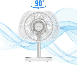 Wentylator Tristar Wentylator Stojący USB LiftGo Bezprzewodowy 15h Regulacja 34-75cm Oscylacja 7