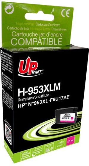 Tusz UPrint kompatybilny tusz z F6U17AE, HP 953XL, magenta (H-953XLM) 1