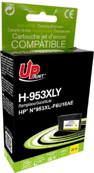 Tusz UPrint kompatybilny tusz z F6U18AE, HP 953XL, yellow (H-953XLY) 1