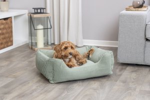 TRIXIE Marley, Bolster pet bed, Indoor, Dog, Green, Rectangular, Monochromatic 12