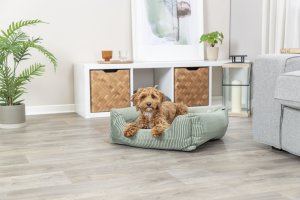 TRIXIE Marley, Bolster pet bed, Indoor, Dog, Green, Rectangular, Monochromatic 10