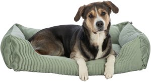 Trixie TRIXIE Marley, Bolster pet bed, Indoor, Dog, Green, Rectangular, Monochromatic 10