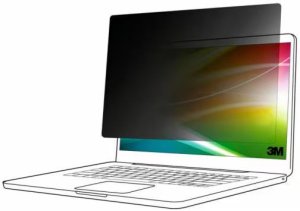 3M BP156W9E, 39.6 cm (15.6"), 16:9, Laptop, Frameless display privacy filter, Glossy, Anti-glare, Anti-radiation, Anti-reflective 1