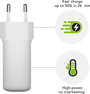 dbramante1928 re-charge - EU Wall Charger - USB-C 45W - W, Indoor, AC, White 3