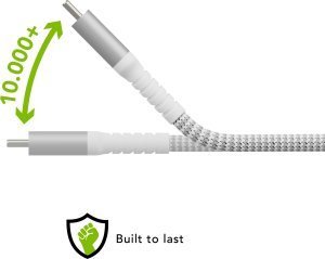 Kabel USB dbramante Lightning - USB-C 2.5 m Biały (CB25CLGR7121) 2