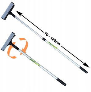 Vikan Vikan Forrudeskraber med svamp & teleskopskaft 710mm sort 4