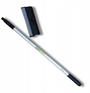 Vikan Vikan Forrudeskraber med svamp & teleskopskaft 710mm sort 5