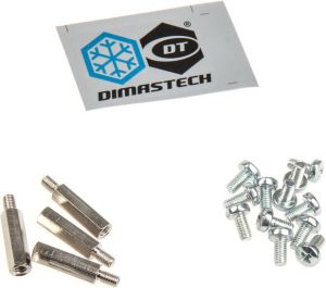 DimasTech Taca płyty głównej Mini-ITX, 2 gniazda - Aluminium (S0029RW) 5