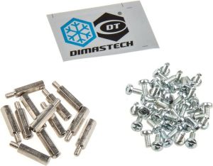 DimasTech Taca płyty głównej XL-ATX, 10 gniazd, Aluminium (S0031RW) 5