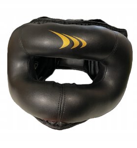 KASK Z OSŁONĄ NOSA - PRO CZARNY L 1