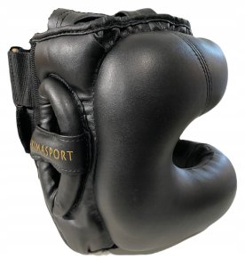 KASK Z OSŁONĄ NOSA - PRO CZARNY L 2