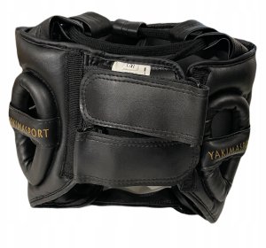 KASK Z OSŁONĄ NOSA - PRO CZARNY L 4