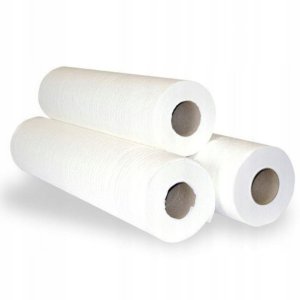 Jednorazowy podkład medyczny celulozowy 60cm x 80m biały 2