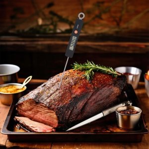 Termometr do Mięsa Sonda Elektroniczny Wbijany z Wyświetlaczem ORION 28 cm 3