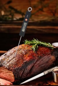 Termometr do Mięsa Sonda Elektroniczny Wbijany z Wyświetlaczem ORION 28 cm 10