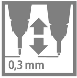 Stabilo Sensor 189 0,3mm Jasna Zielona, sprężynowy końcówka 6