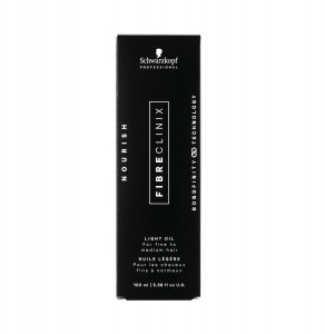 L OREAL SCHWARZKOPF PROFESSIONAL_Fibre Clinix Nourish Light Oil wielofunkcyjny olejek do włosów cienkich i normalnych 100ml 2