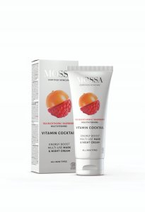 MOSSA_Multiwitaminowa maska &amp; krem na noc ujędrniająco-odżywcza z Rokitnikiem i Maliną 60ml 1