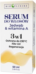 BIOELIXIRE_Jedwab z Witaminą A olejek do włosów 50ml 3