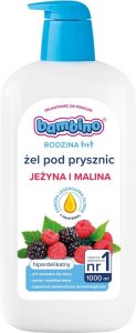 Nivea BAMBINO_Rodzina żel pod prysznic Jeżyna i Malina 1000ml 2